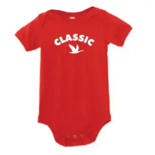 Main image of Wawa Classic Infant Red Short Sleeve One Piece image