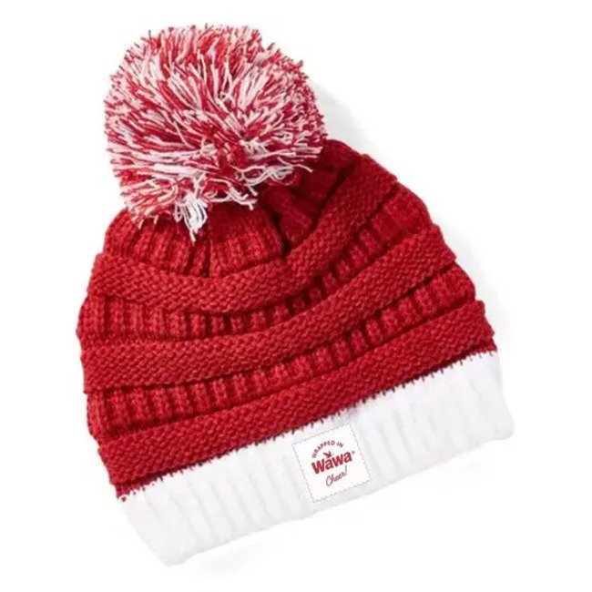 Main image of Wawa Holiday Pom Pom Hat image