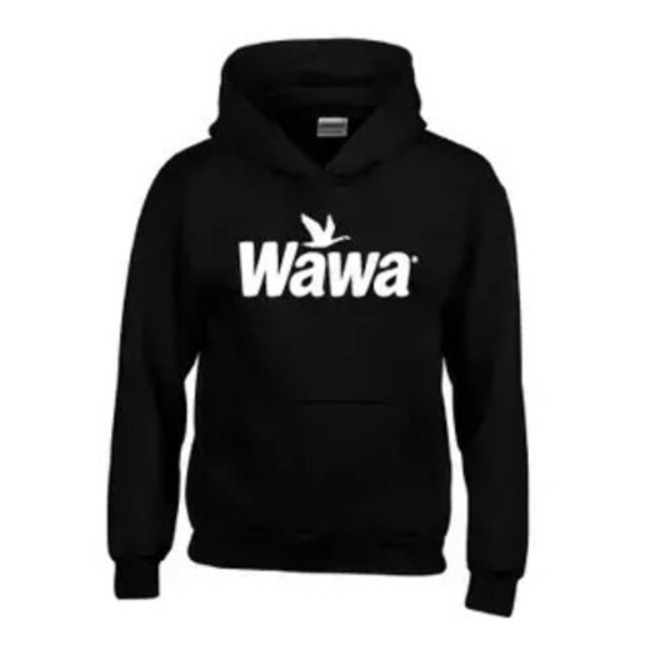 Main image of Wawa Youth Black Hooded Pullover Sweatshirt image