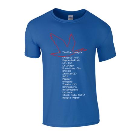 Wawa Italian Hoagie Order T-shirt image