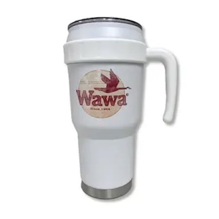 Wawa White 40oz Brute Tumbler image