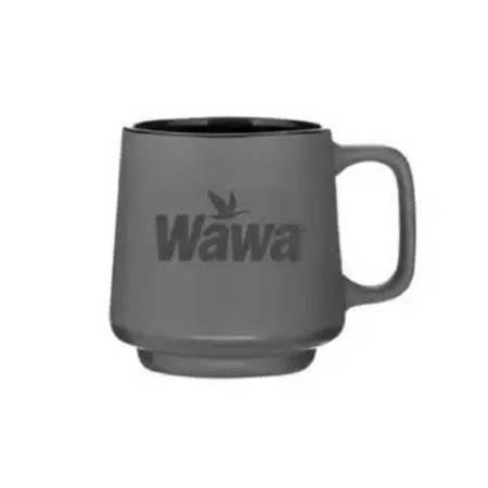 Wawa 12oz Grey Stoneware Mug image