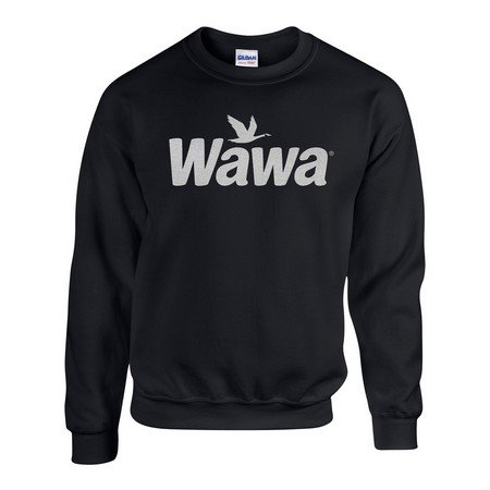 Wawa Black Crewneck Pullover Sweatshirt image