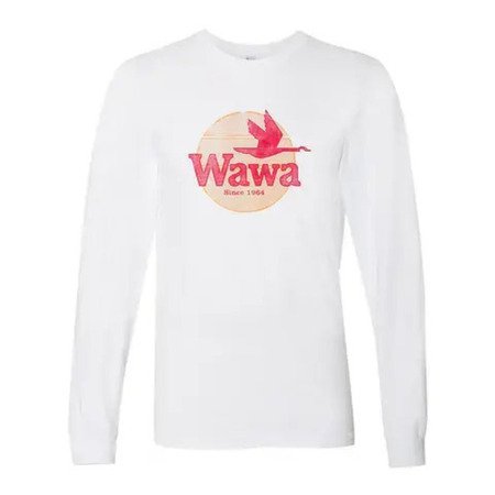 Wawa Vintage Logo Long Sleeve White T-shirt image