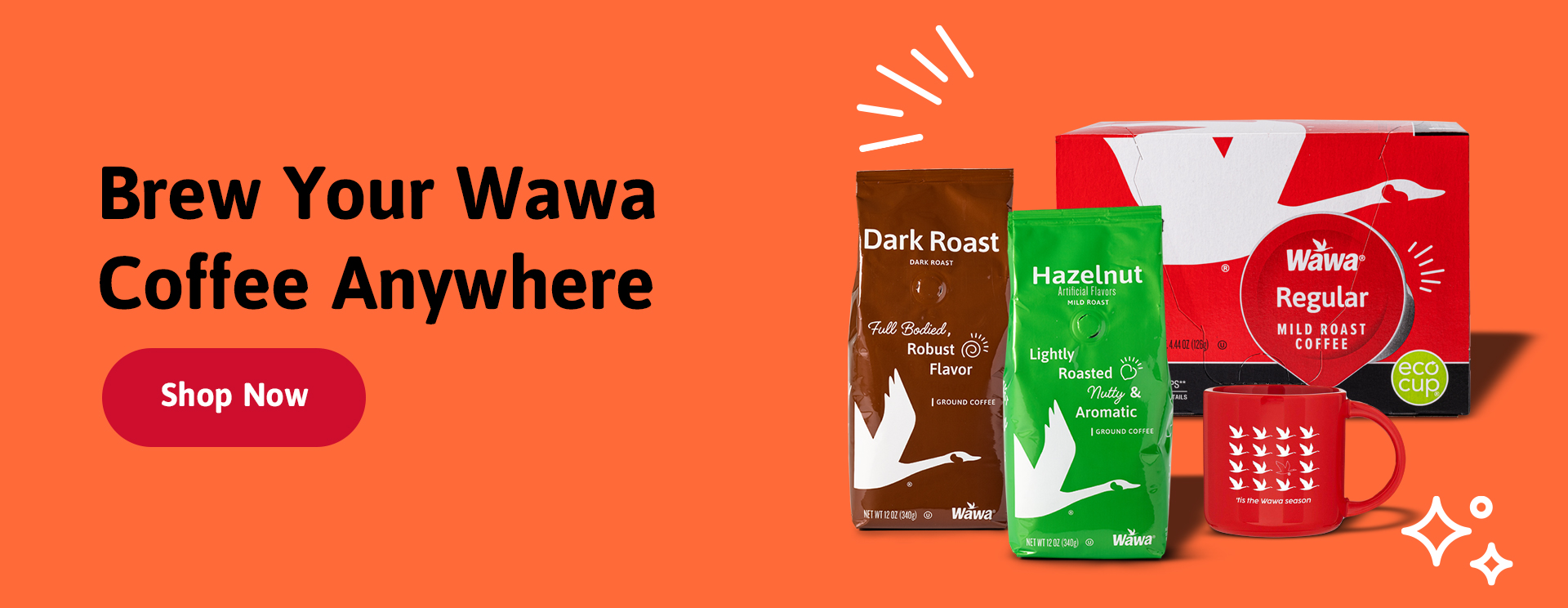 Coffee banner - Click or enter to the Coffee category