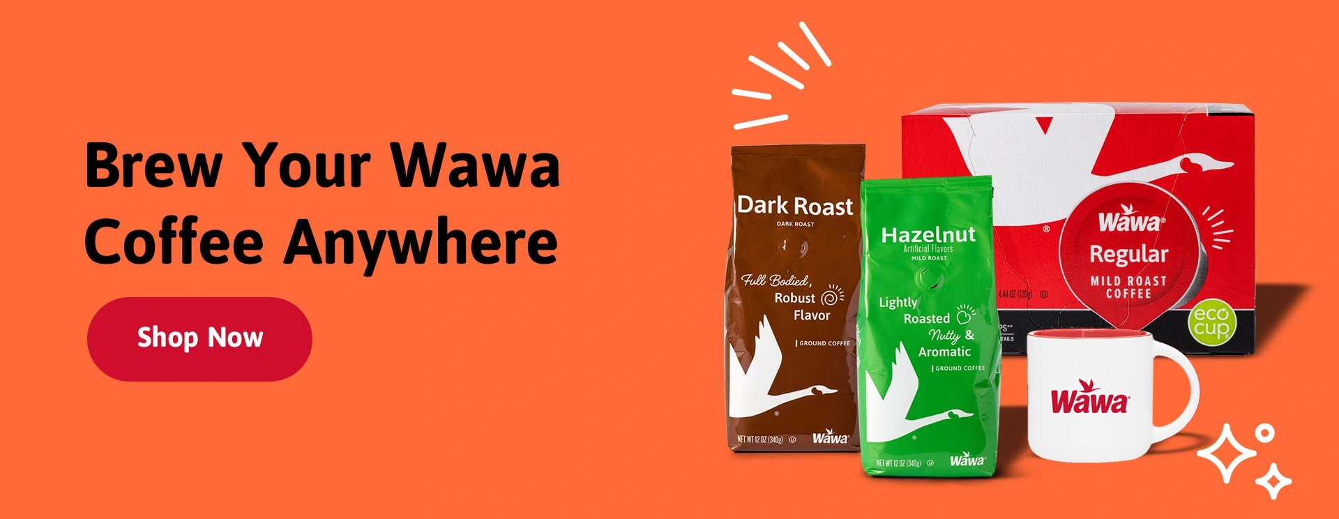 Coffee banner - Click or enter to the Coffee category
